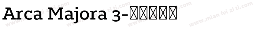 Arca Majora 3字体转换